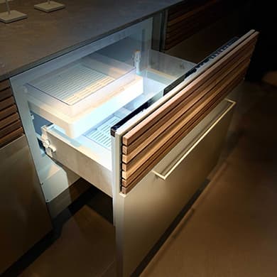 Luxury Outdoor Linear Kitchen - Close Up Detail